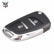 Top Quality folding remote key shell for Citroen 2 button replacement key shell YS200388